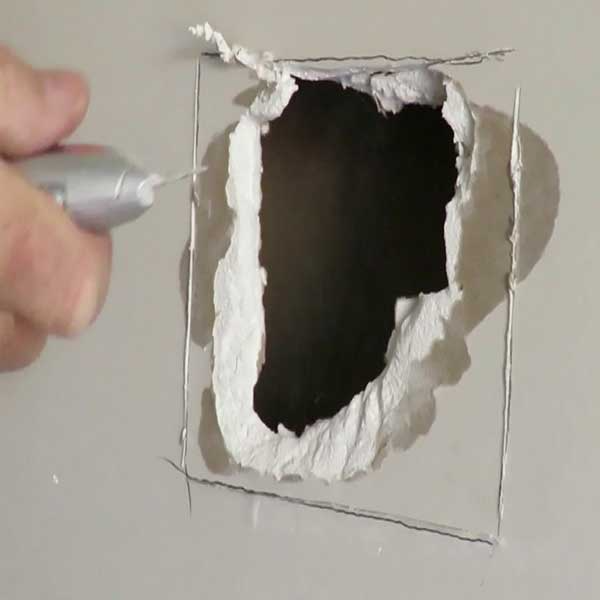 image of a Hole in a Plasterboard Wall
